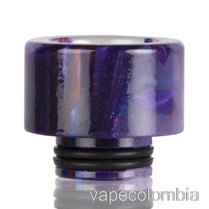 Vape Desechable 510 Punta De Goteo De Resina De Calibre Ancho Rojo Púrpura